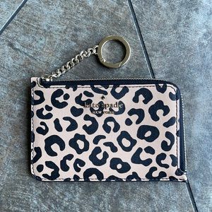 New Kate Spade Darcy Graphic Medium L-zip Card Holder